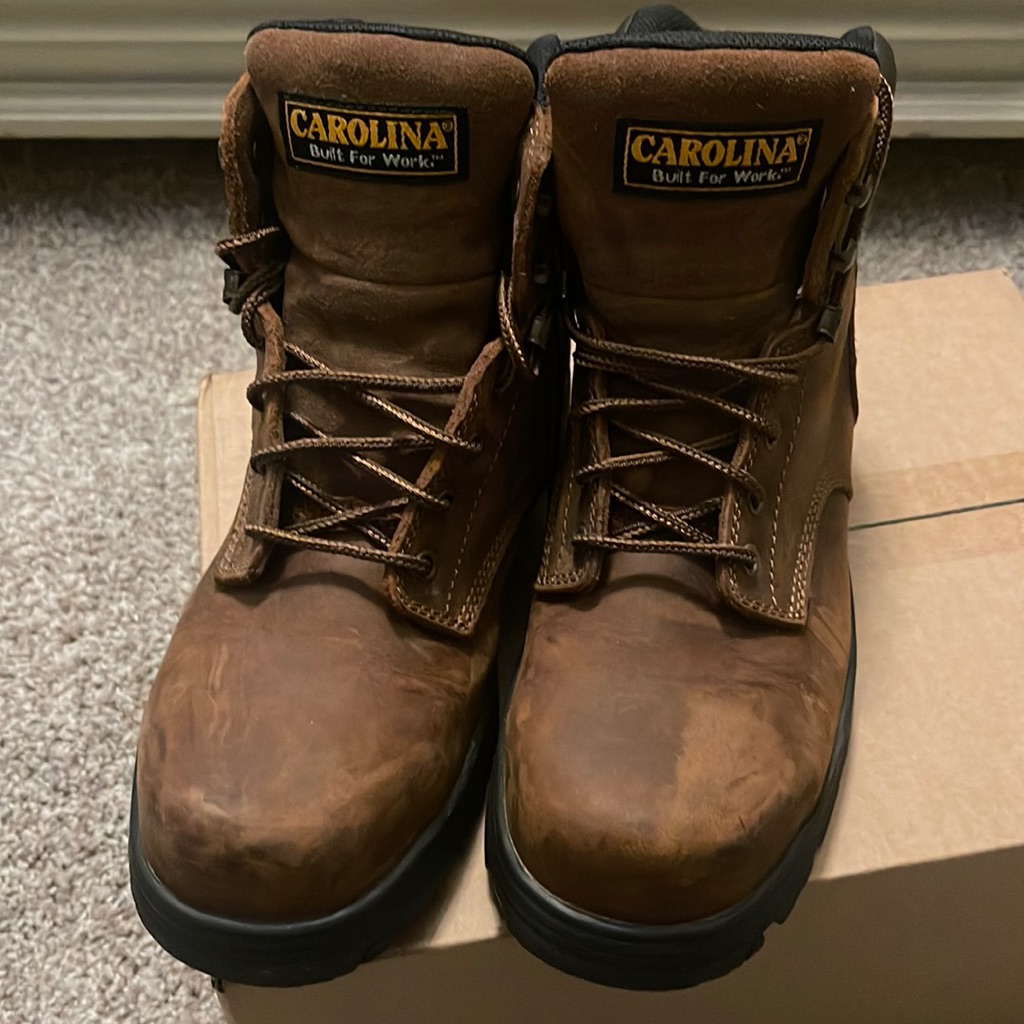 Men Work Boots Oil And Slip Carolina Resisting Waterproof Steel Toe Work Boots